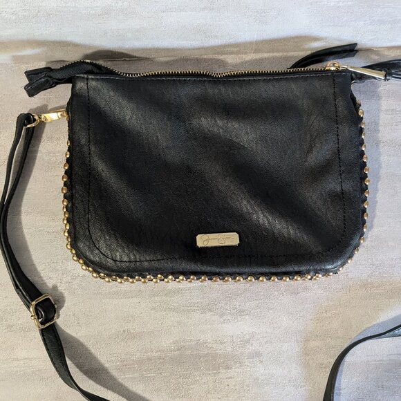 Jessica Simpson Camille Crossbody Adjustable Strap 3-section Purse - Picture 1 of 7